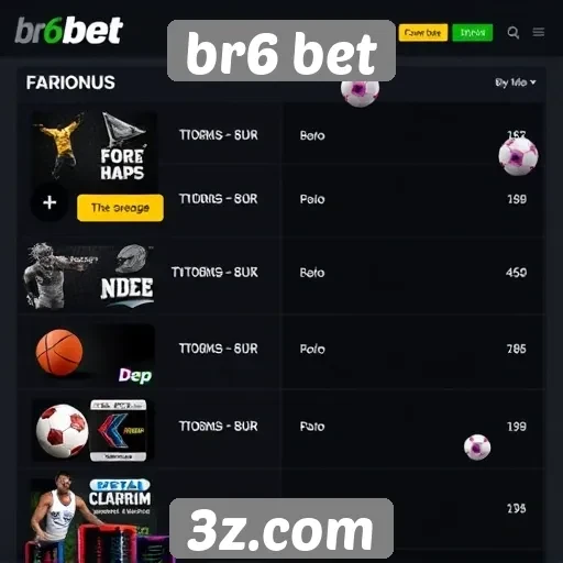 Promoções e bônus disponíveis no br6 bet