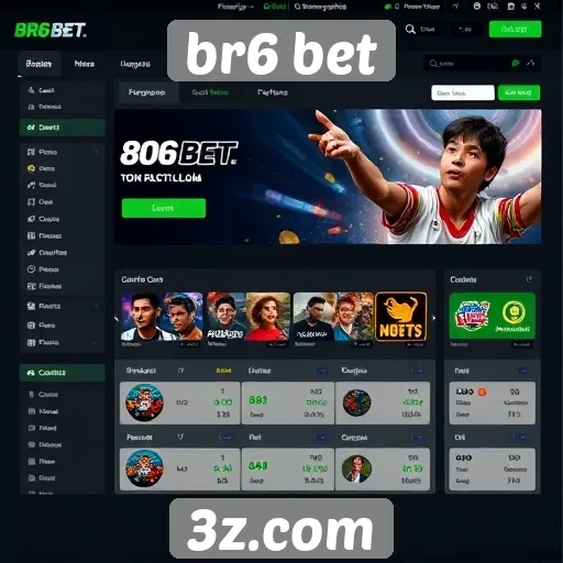 Análise da interface do site br6 bet